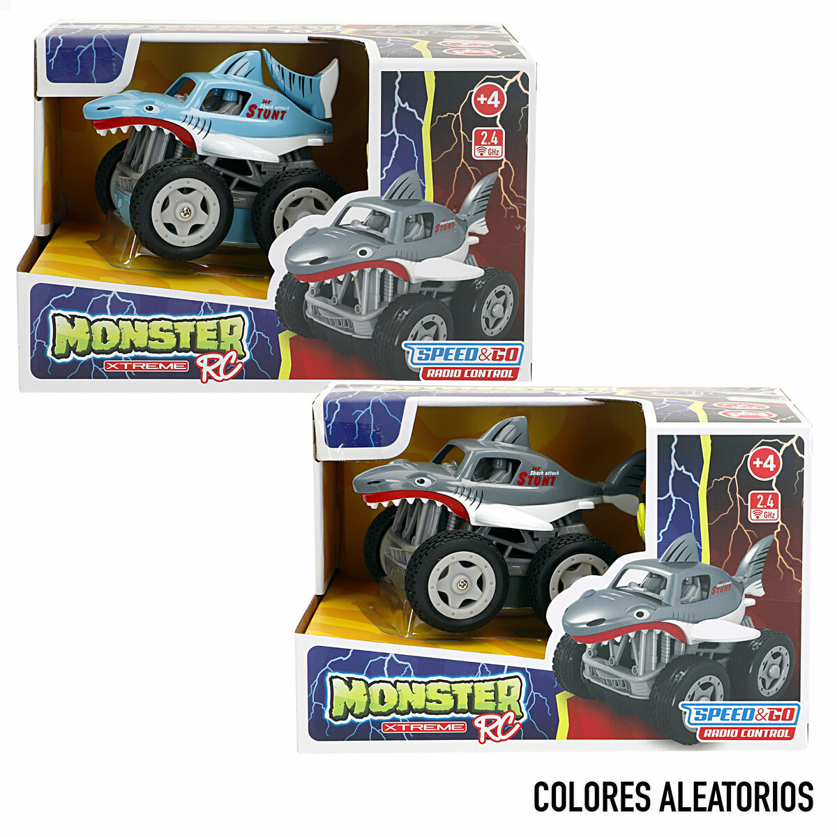 Coche Radio Control 13 x 8 x 8 cm (6 Unidades)