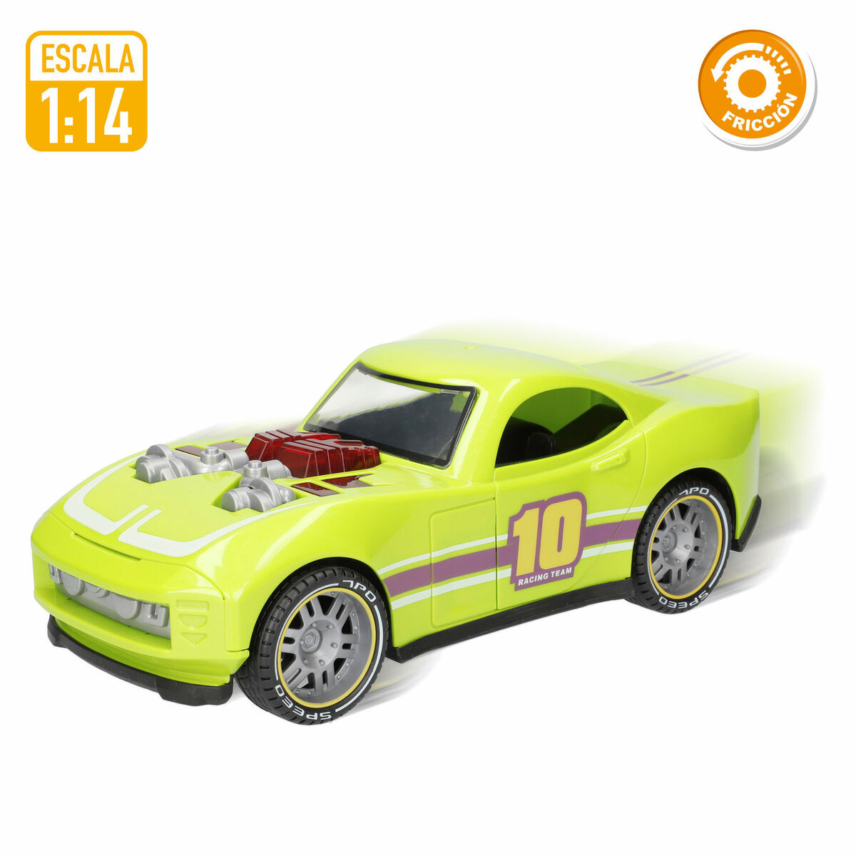 Coche de Fricción Speed & Go 1:14 (6 Unidades)