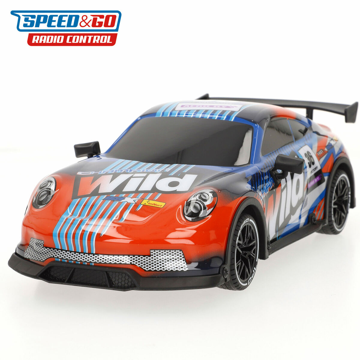 Coche Radio Control 1:18 27 x 7 x 11 cm (6 Unidades)