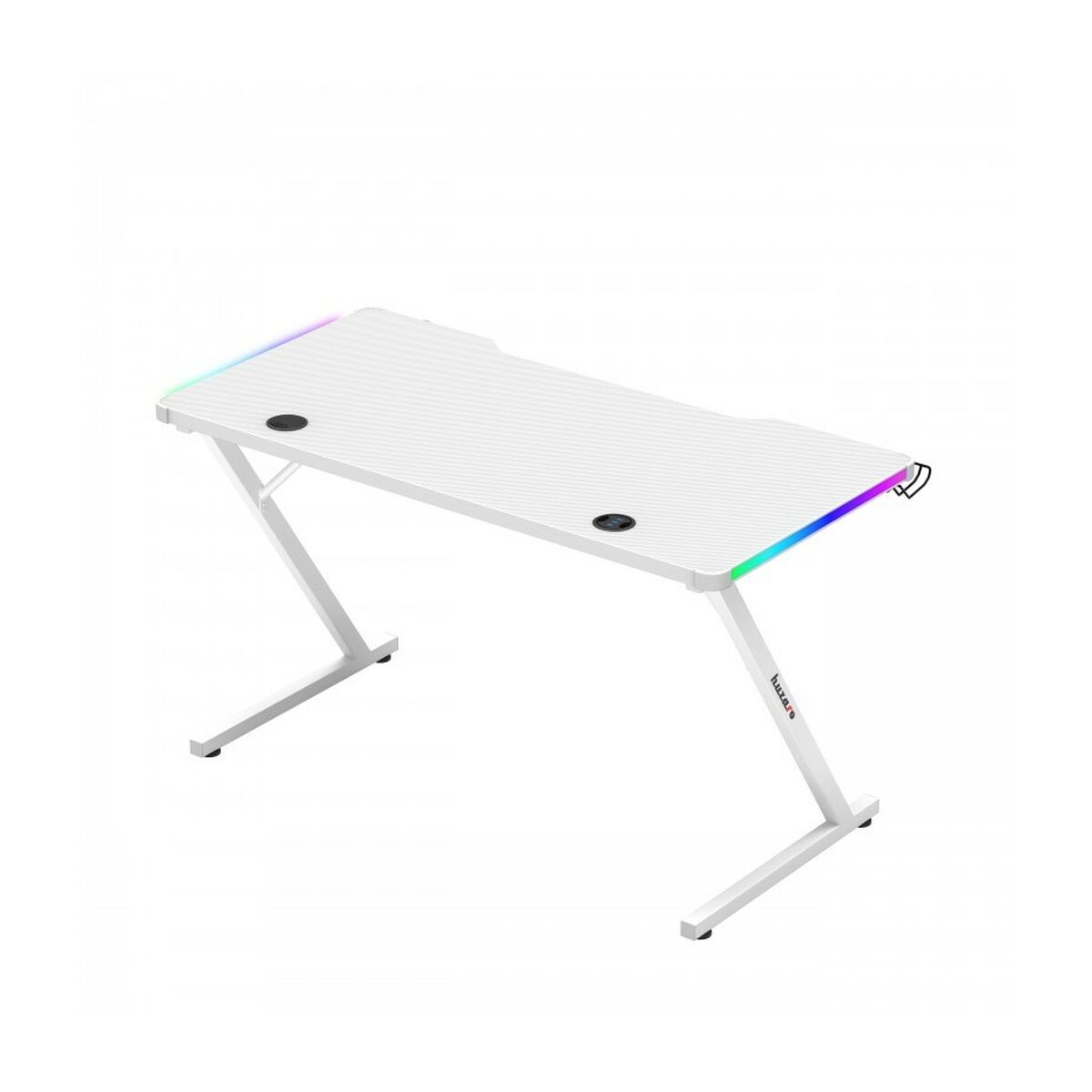 Mesa de Escritorio Gaming Huzaro HZ-Hero 2.5 White RGB Blanco 120 x 75 x 60 cm