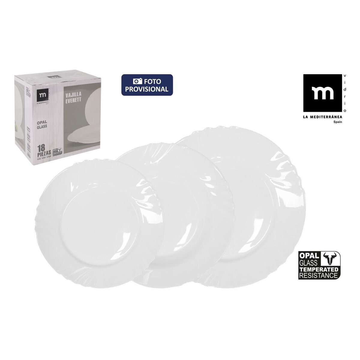 Vajilla La Mediterránea Everett (2 Unidades)