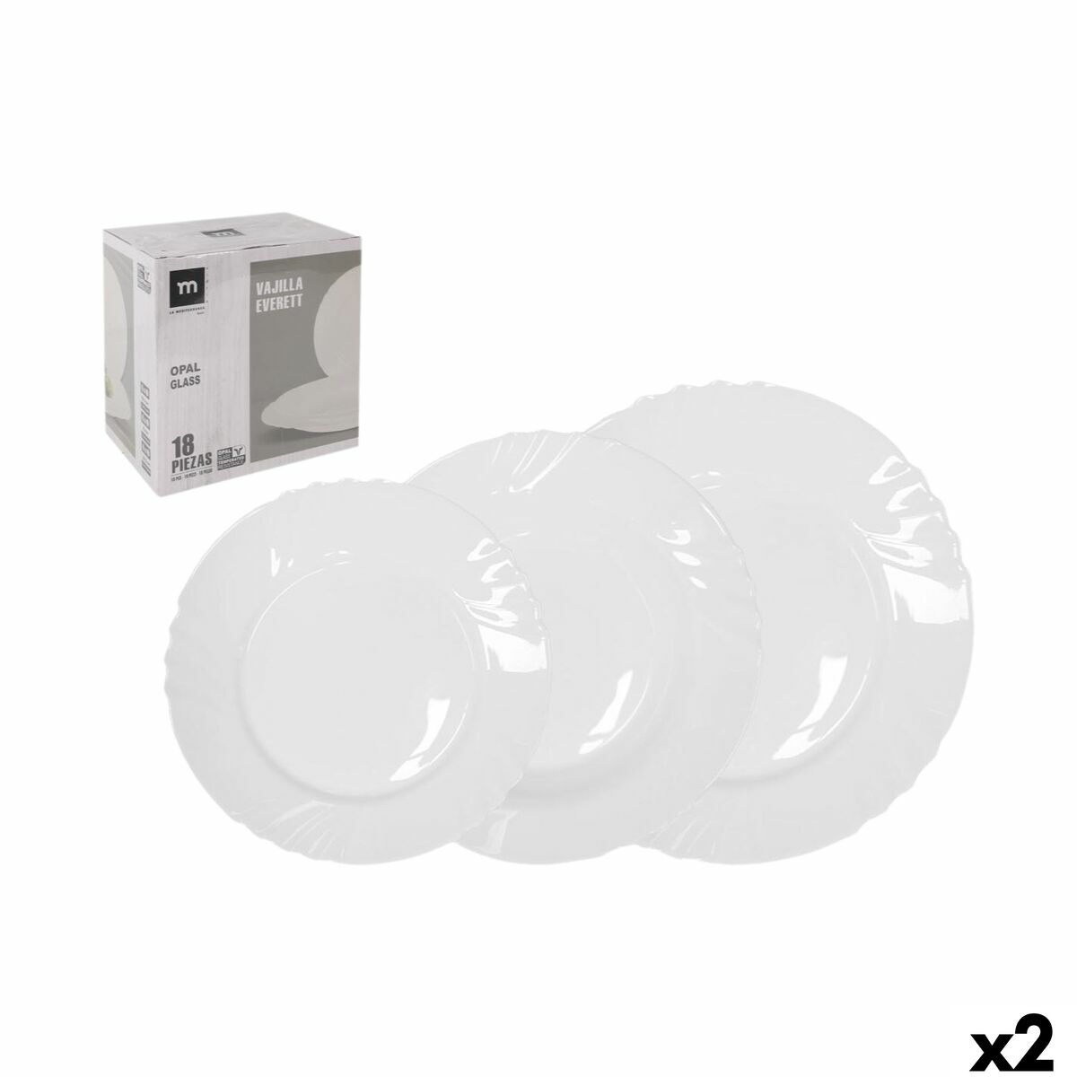 Vajilla La Mediterránea Everett (2 Unidades)