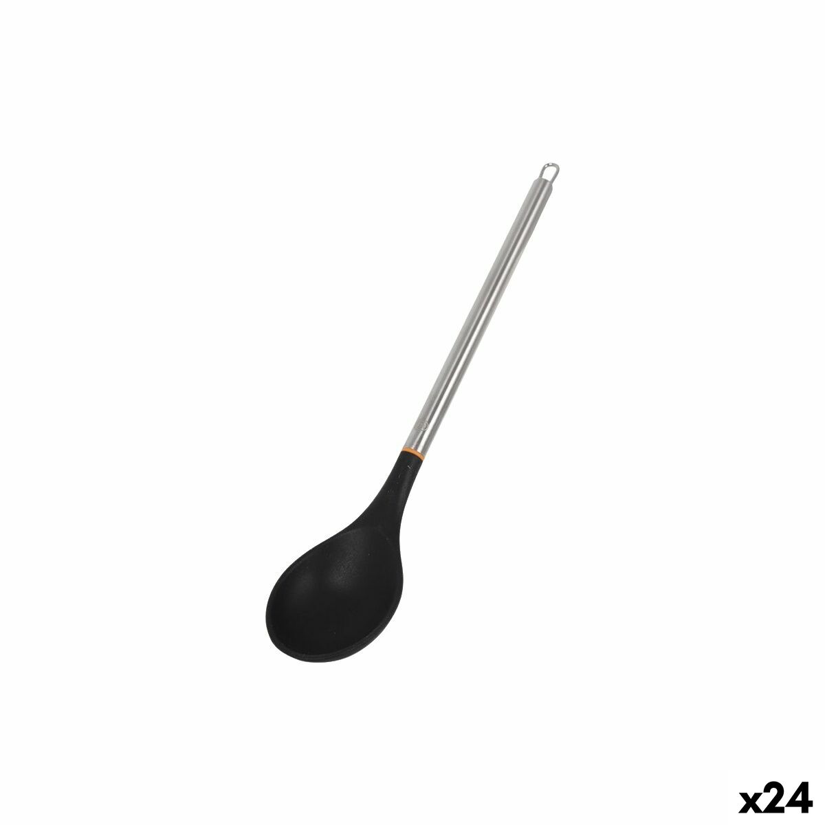 Cucharón MasterChef Silicona Acero Inoxidable 34 cm (24 Unidades)