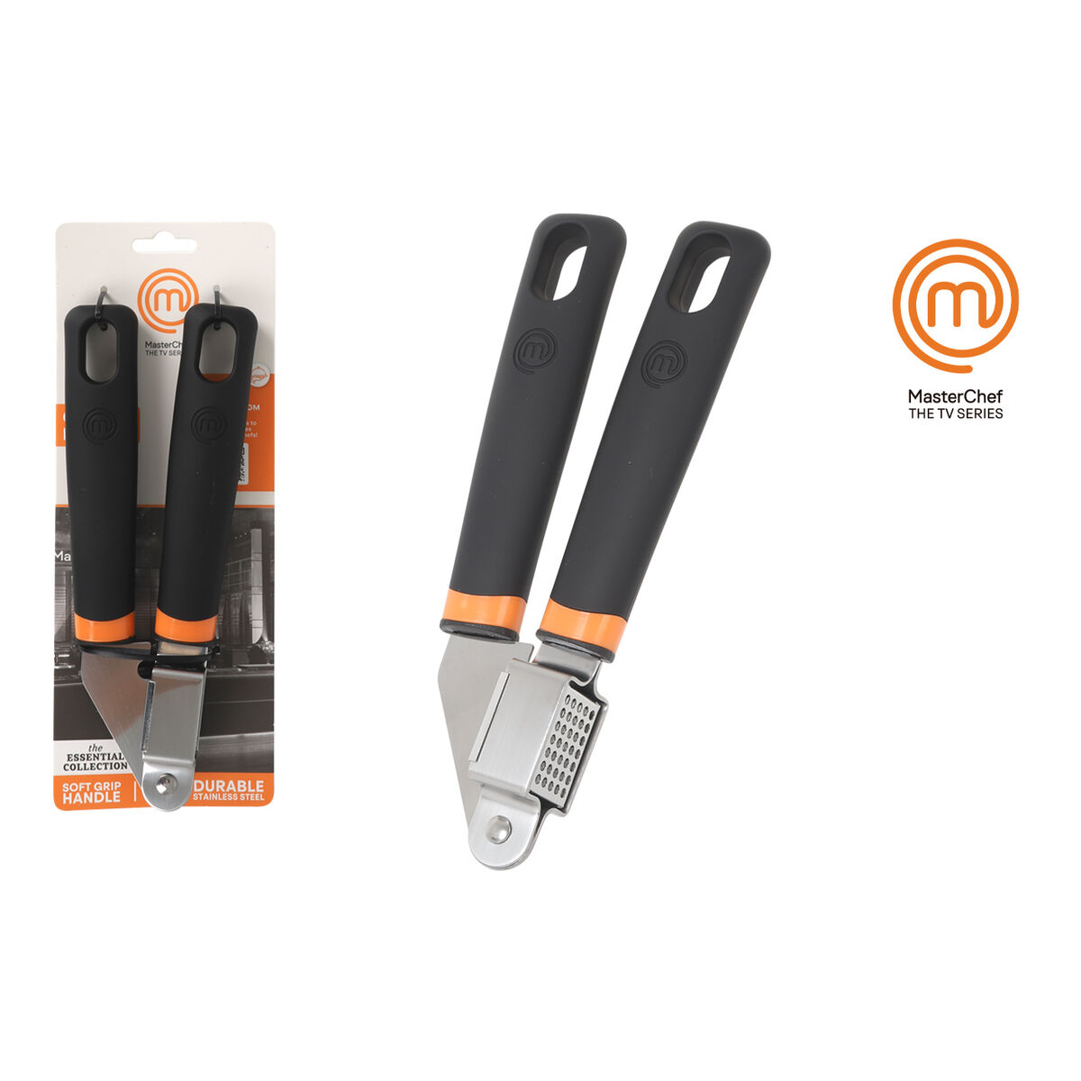 Prensa Ajos MasterChef Acero Inoxidable (24 Unidades)