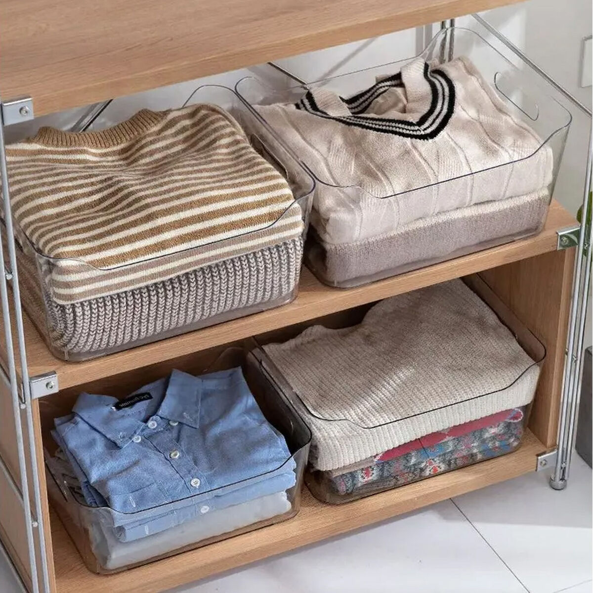 Caja de Almacenaje Quttin 19,5 x 13,7 x 8,3 cm (24 Unidades)