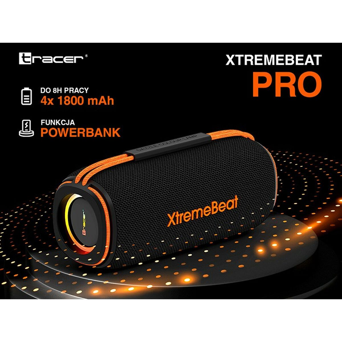Altavoz Bluetooth Portátil Tracer XtremeBeat Pro Negro 40 W