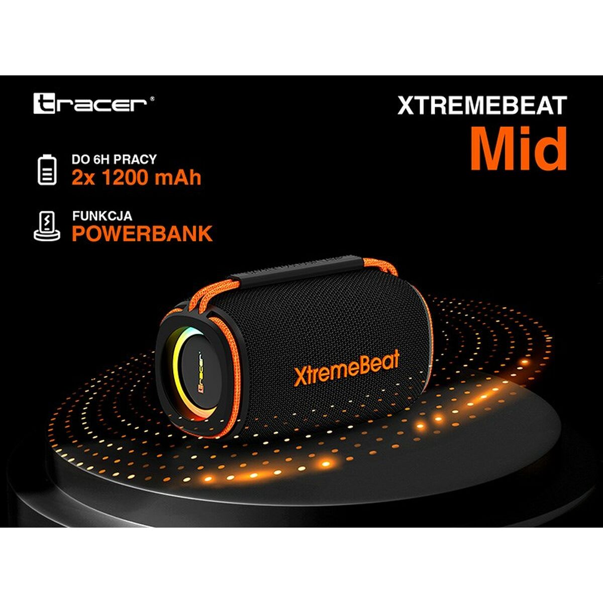 Altavoz Bluetooth Portátil Tracer XtremeBeat TWS Negro 15 W