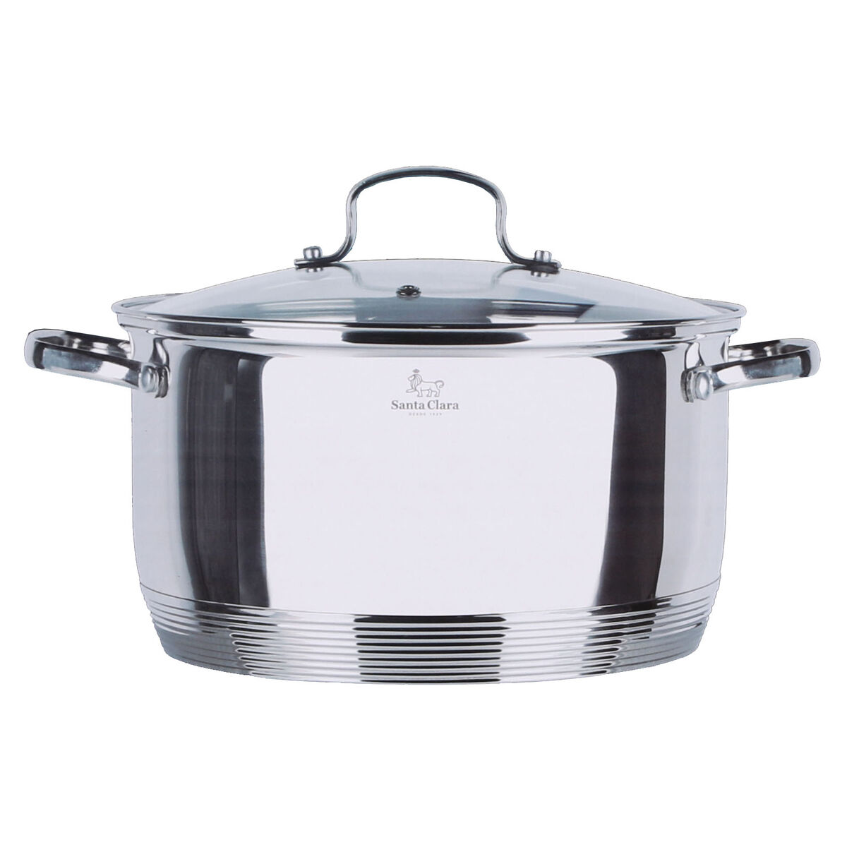 Cacerola Con Tapa Santa Clara Ø 22 x 30 x 11 cm (2 Unidades)