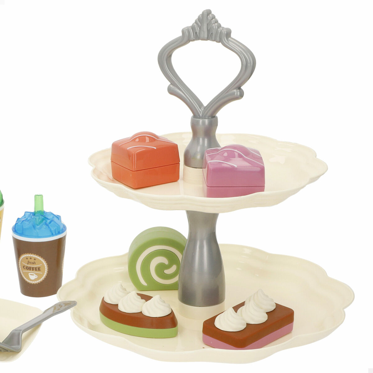 Set de Alimentos de Juguete 16 Piezas (6 Unidades)