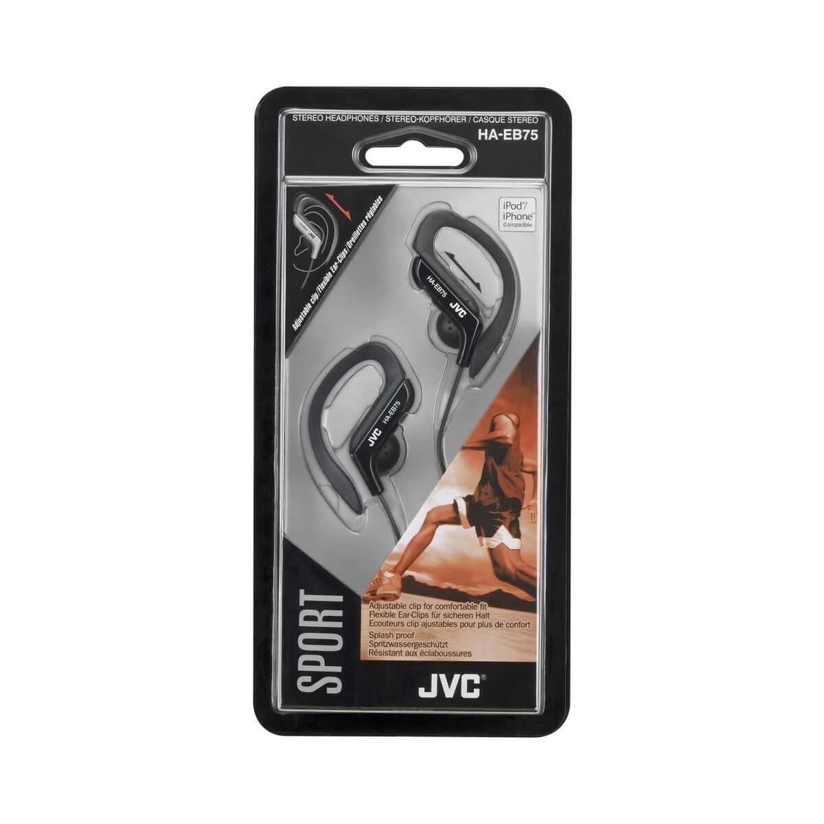 Auriculares deportivos JVC HA-EB75 Negro