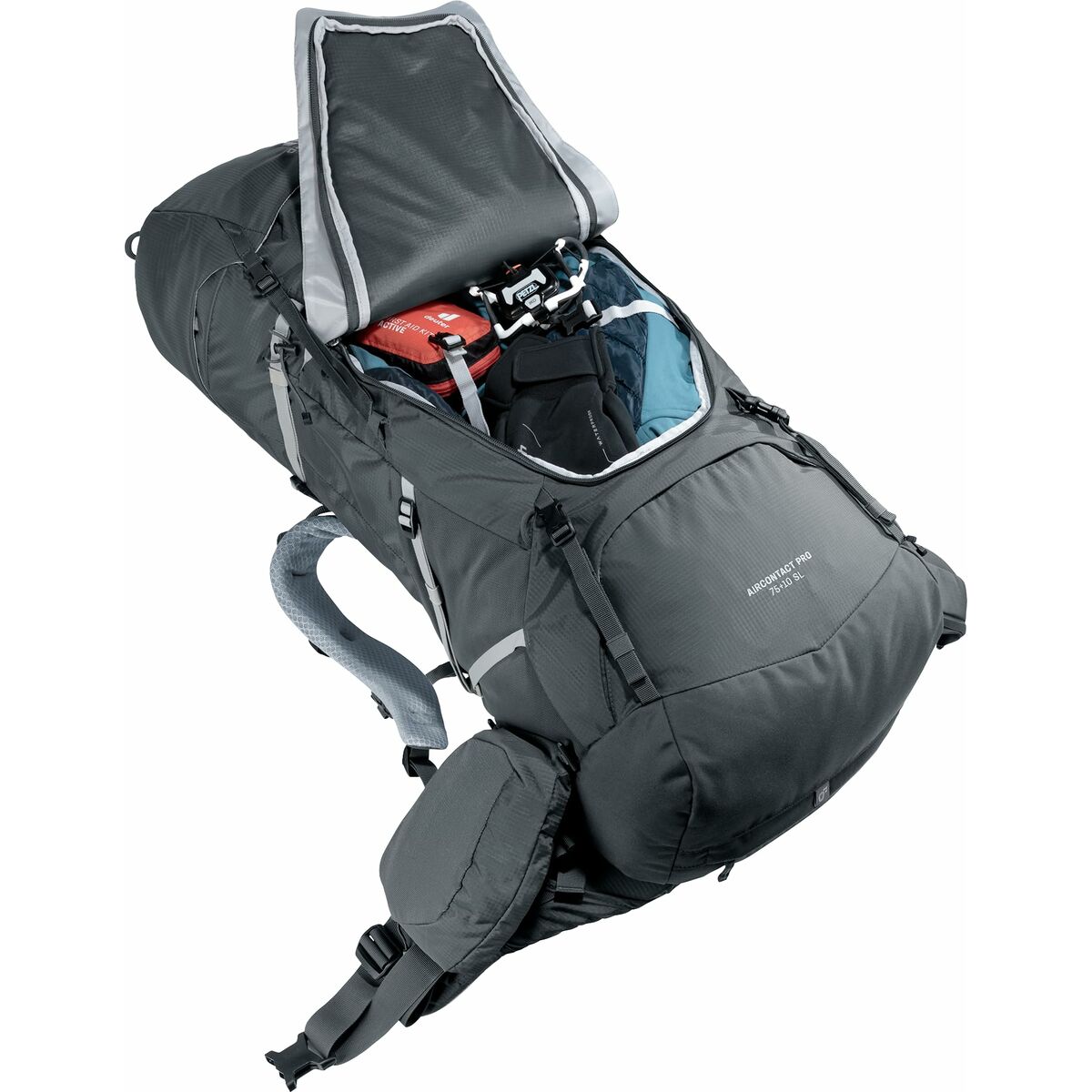 Mochila de Montaña Deuter Aircontact Pro 75+10 SL Grafito 85 L