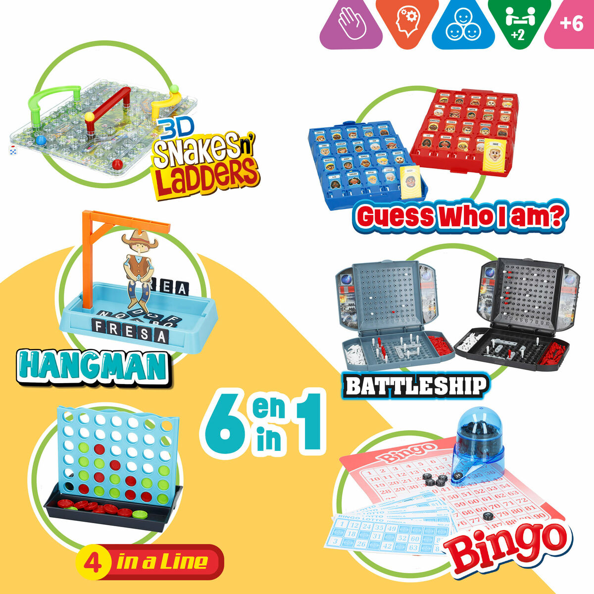 Juego de Mesa CB Games (4 Unidades)