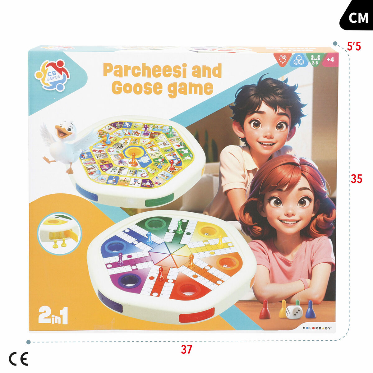 Parchís y Oca Automático CB Games (6 Unidades)