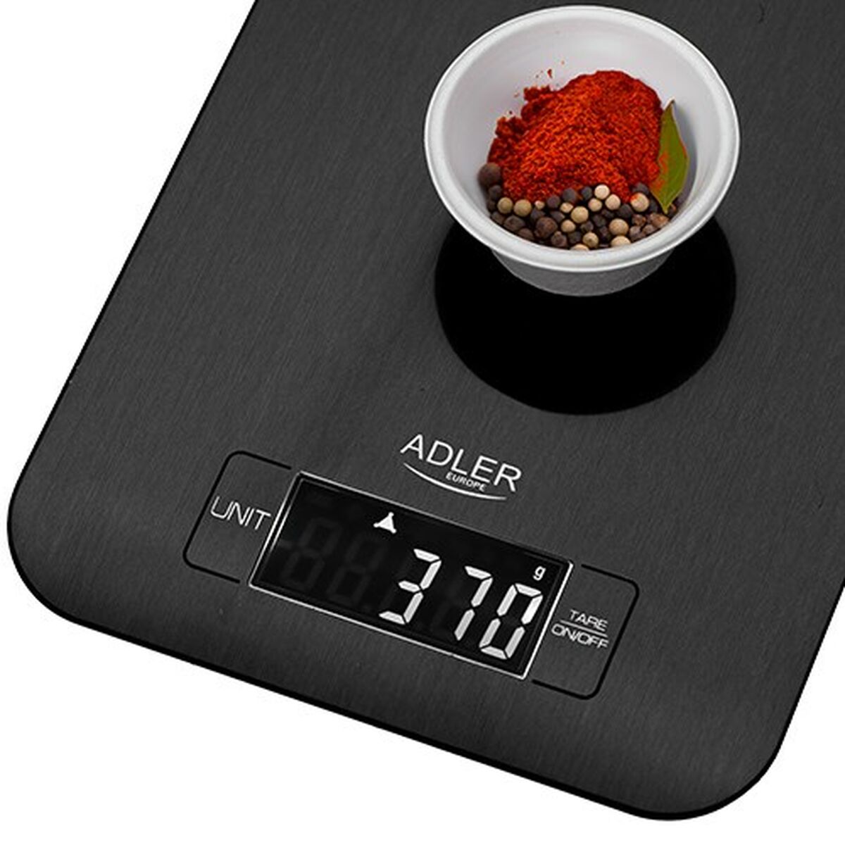 Báscula de Cocina Adler AD 3183b Negro 5 kg