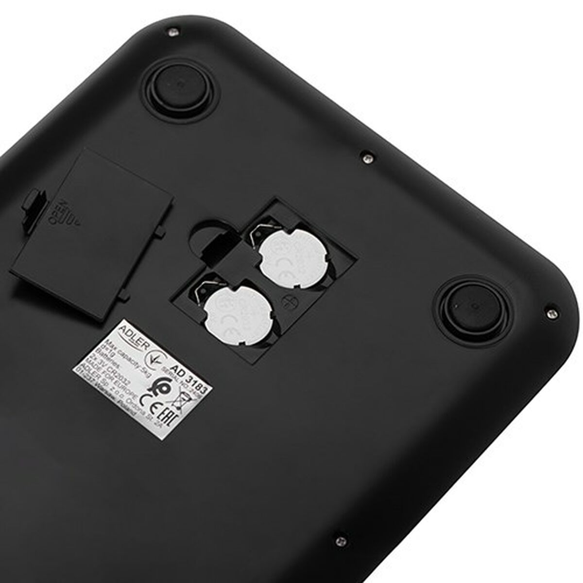 Báscula de Cocina Adler AD 3183b Negro 5 kg