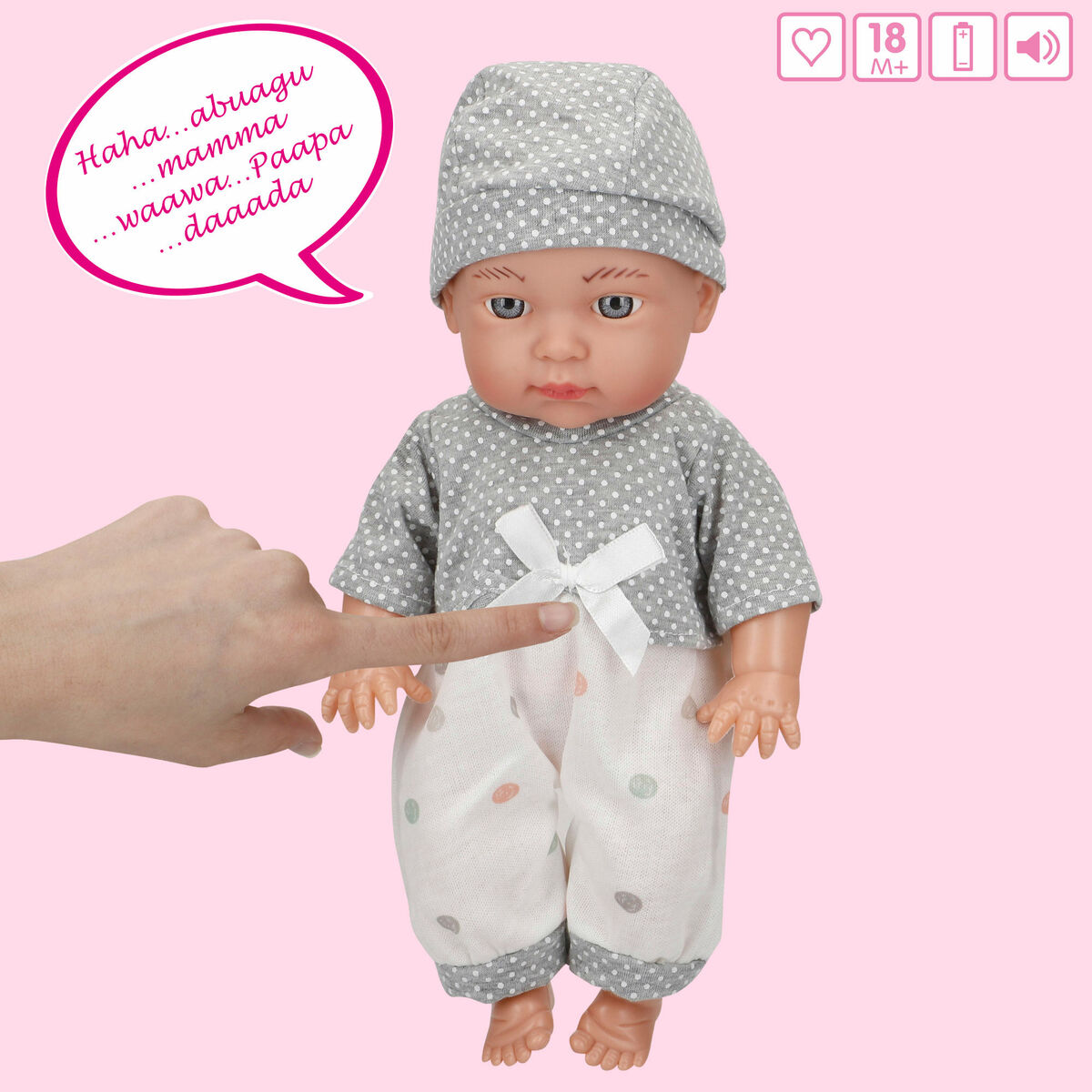 Muñeco Bebé 14 x 30 x 9 cm 6 Unidades