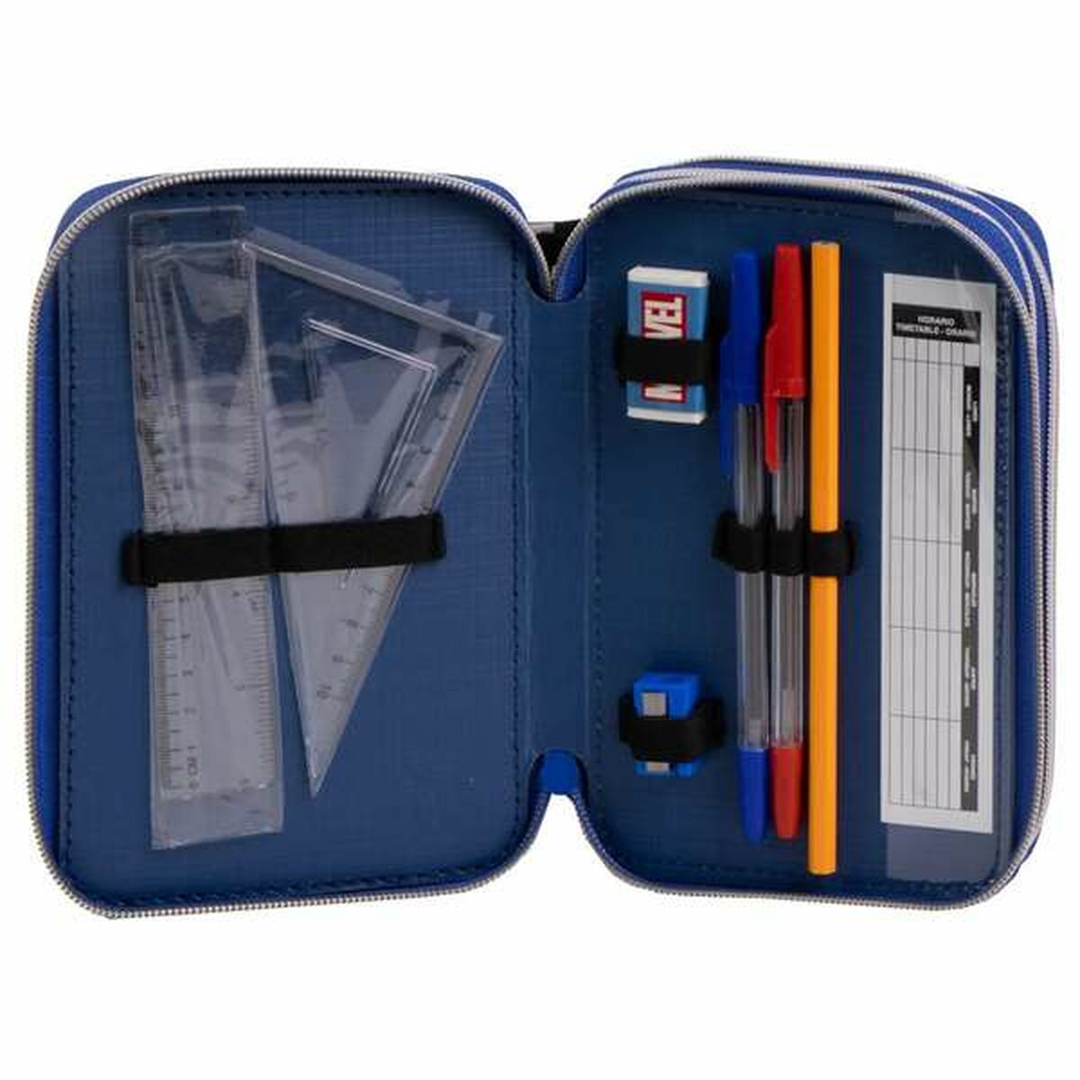 Plumier The Avengers Negro 12,5 x 6,5 x 19,5 cm