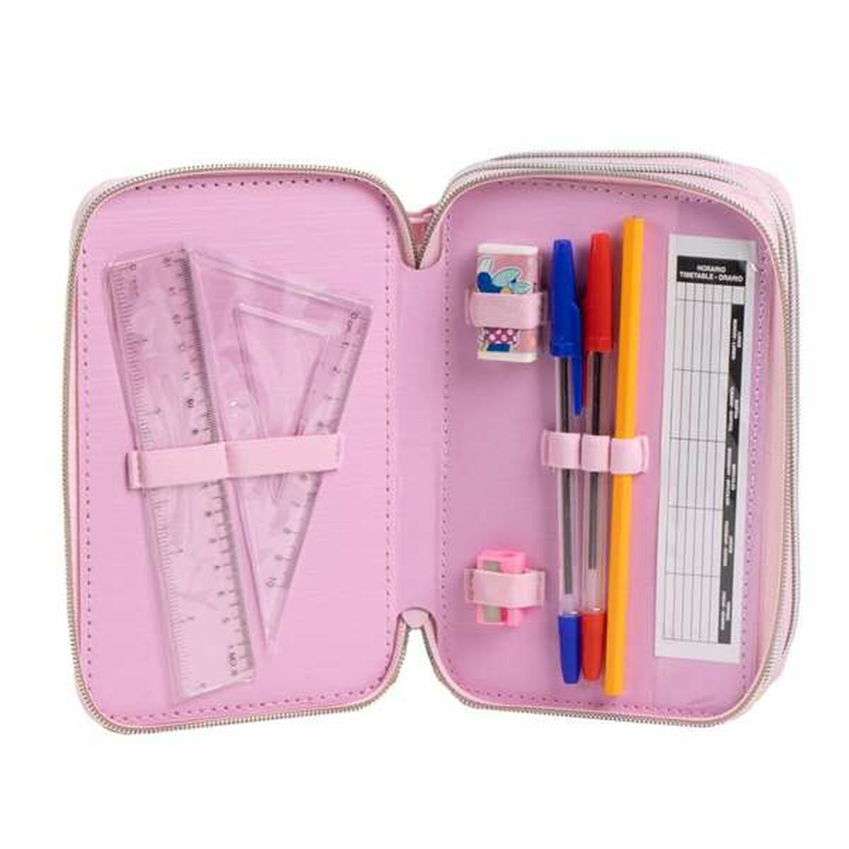 Plumier Minnie Mouse Rosa 12,5 x 6,5 x 19,5 cm