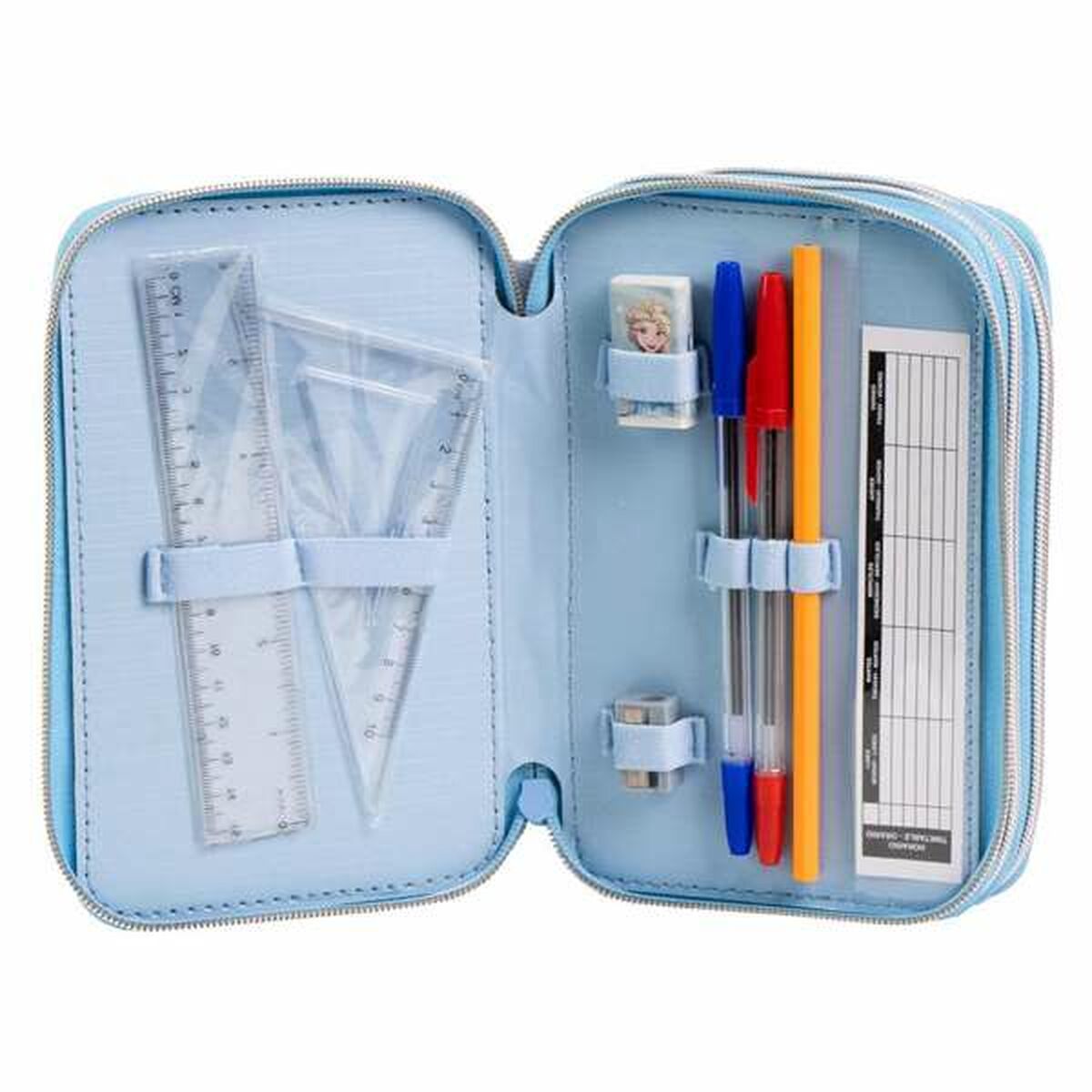 Plumier Frozen Azul oscuro 12,5 x 6,5 x 19,5 cm