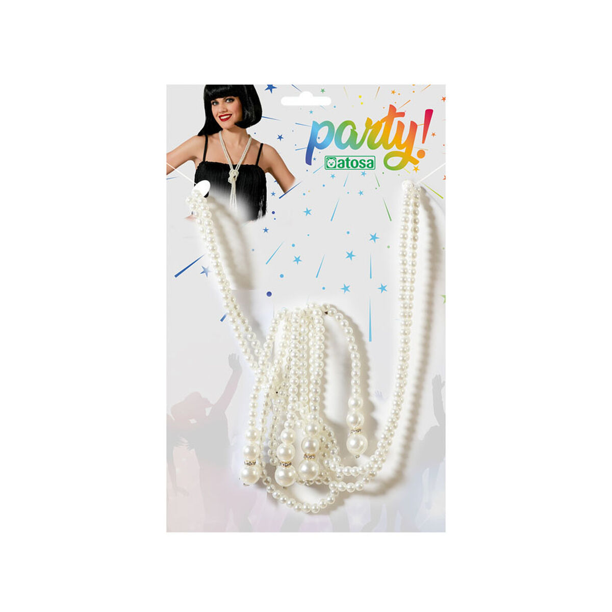 Collar Perlas Blanco