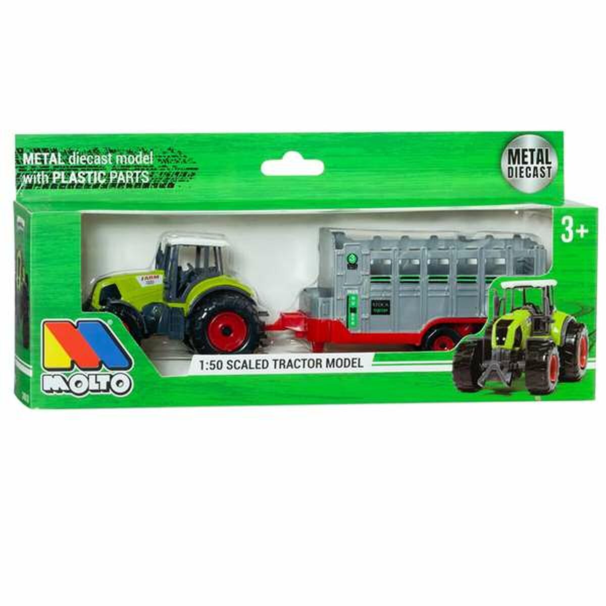 Tractor de juguete Moltó 1:50