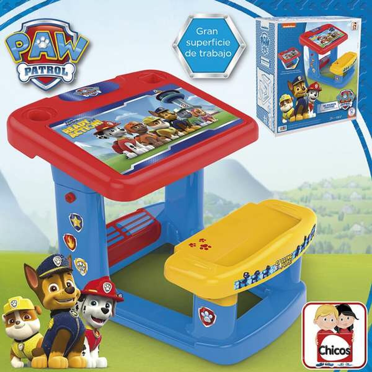 Mesa Infantil The Paw Patrol 57 x 73 x 49 cm
