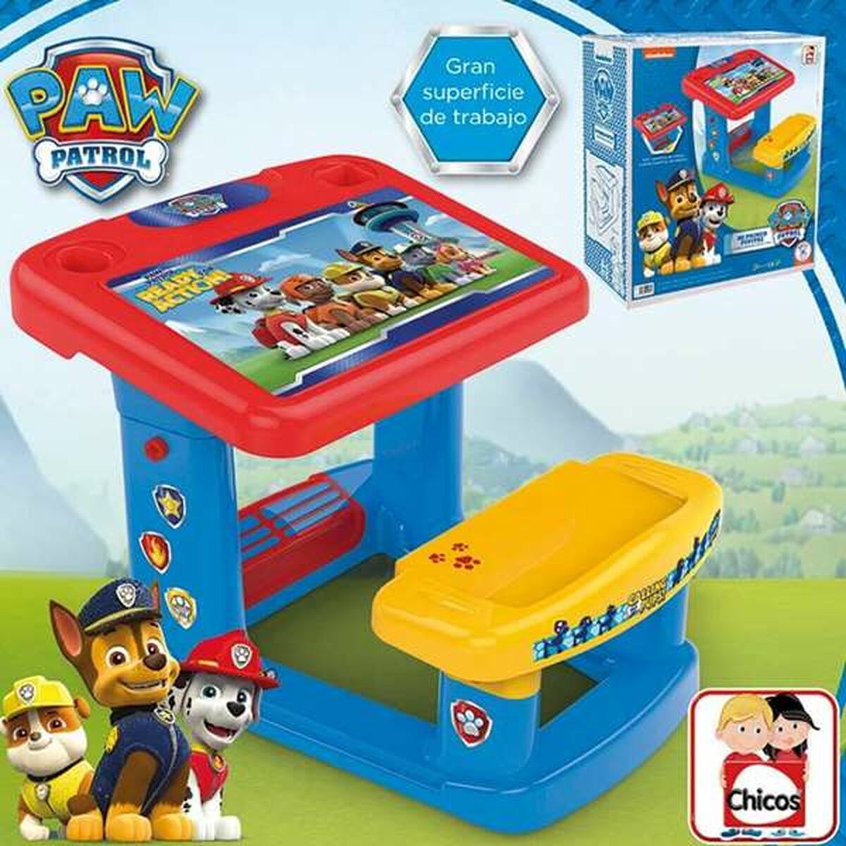Mesa Infantil The Paw Patrol 57 x 73 x 49 cm