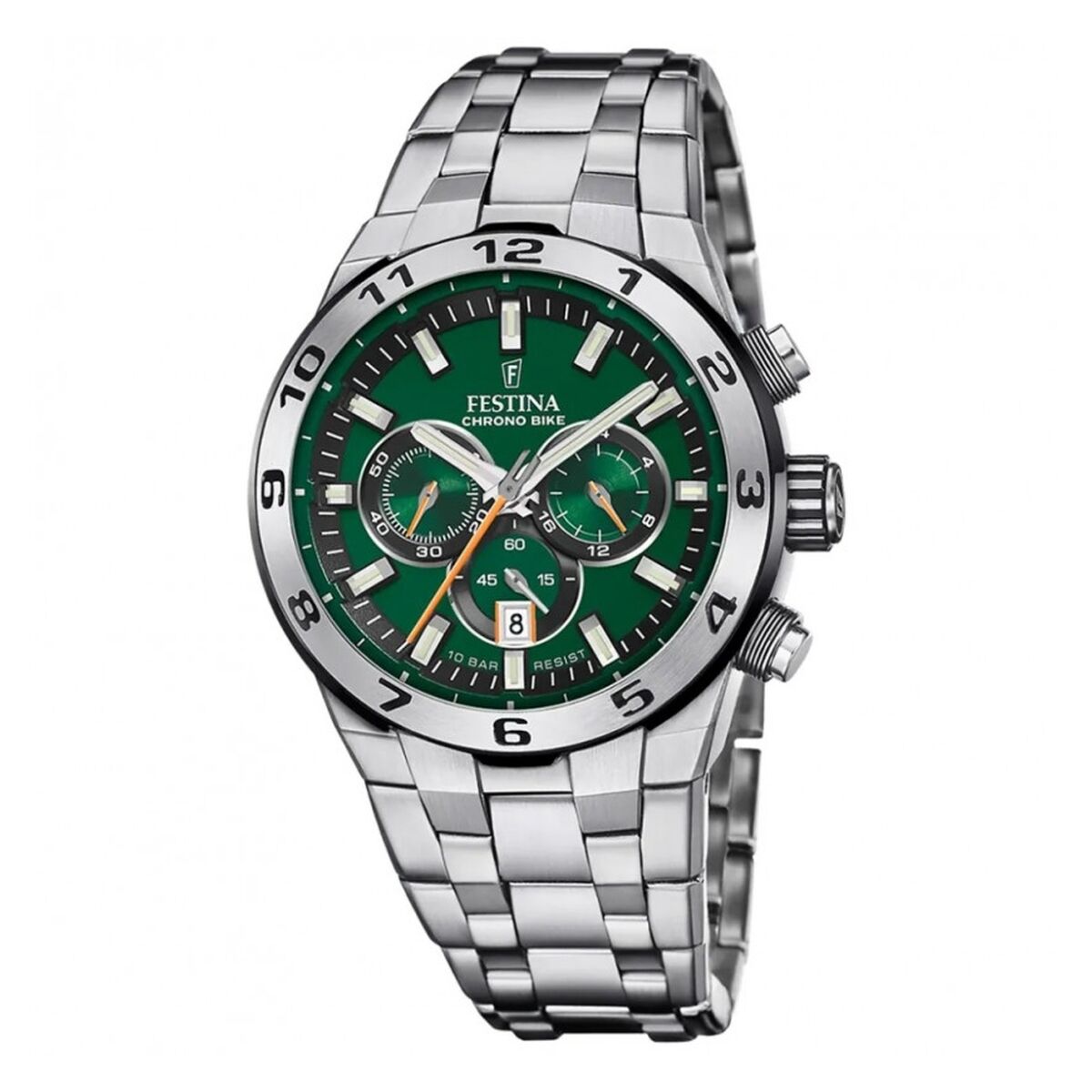 Reloj Hombre Festina F20670/2 Verde Plateado