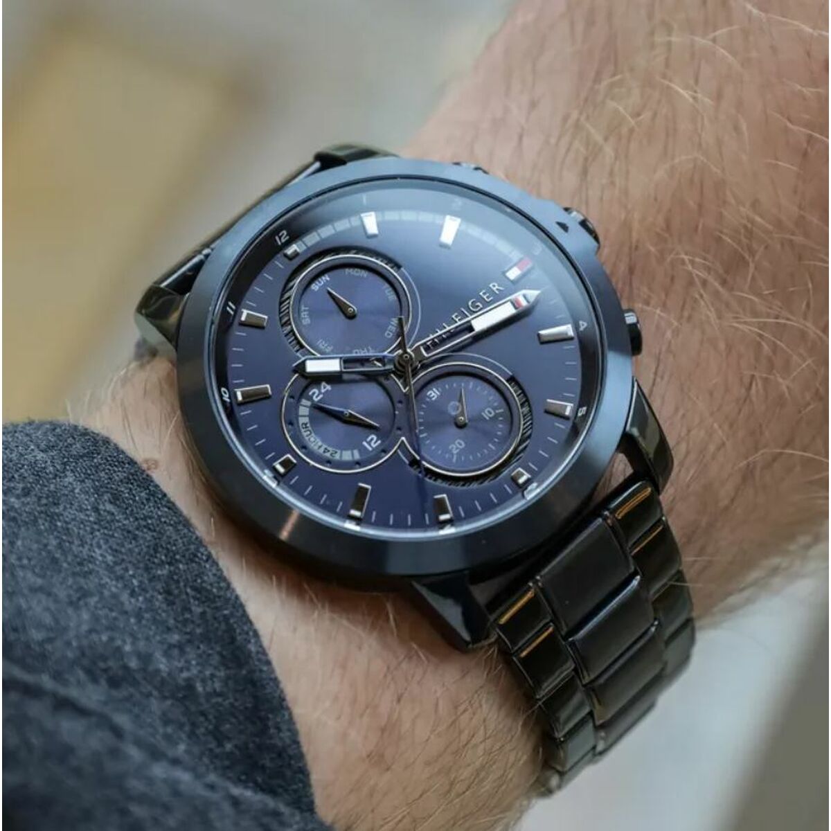 Reloj Hombre Tommy Hilfiger 1792049 Negro (Ø 46 mm)