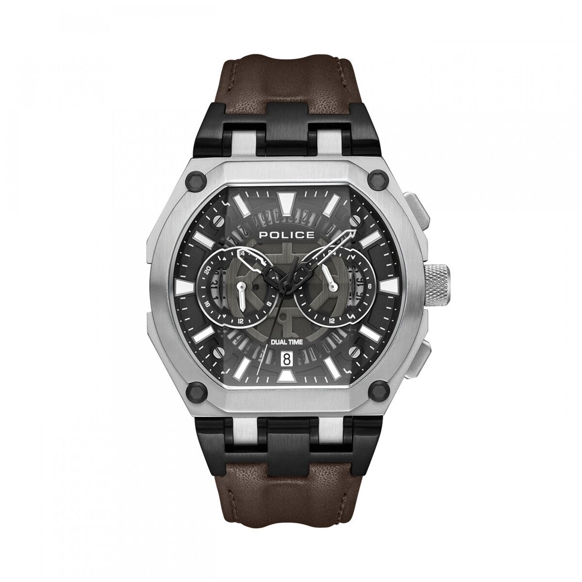 Reloj Unisex Police PEWGF0054403 Marrón
