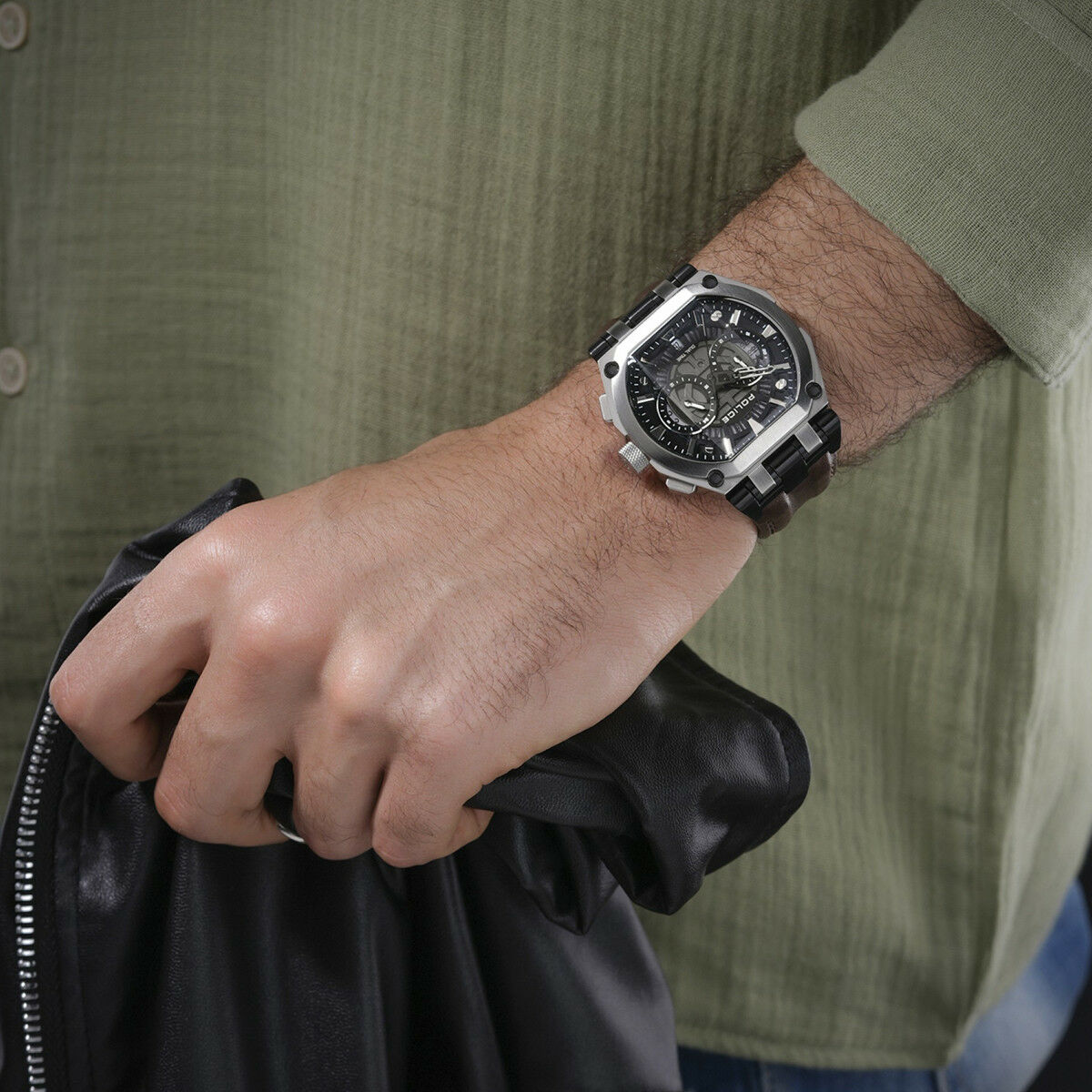 Reloj Unisex Police PEWGF0054403 Marrón