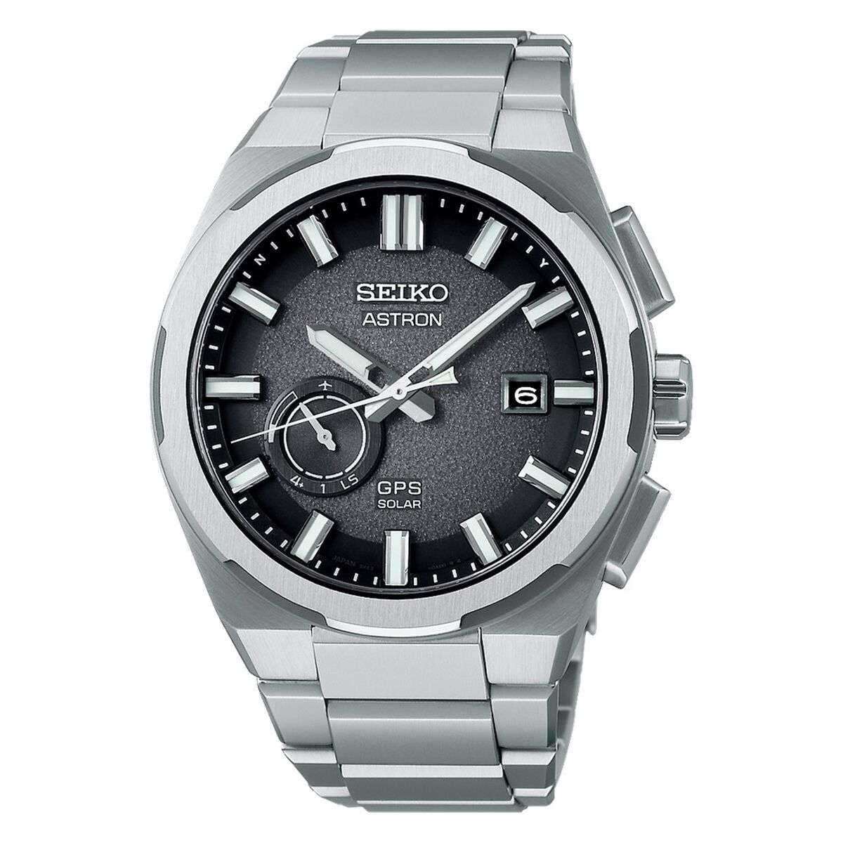 Reloj Unisex Seiko ASTRON Mod. SOLAR GPS Plateado