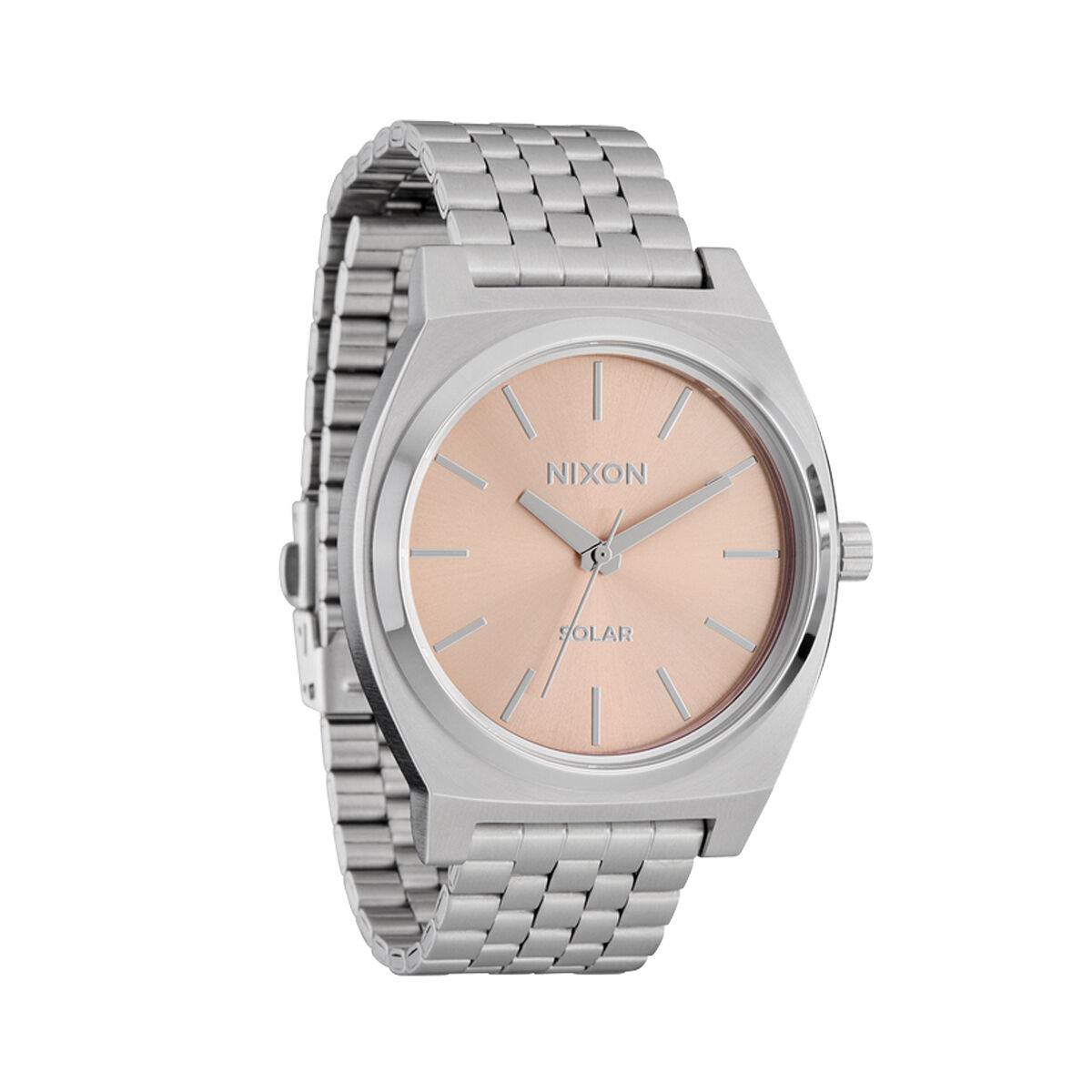 Reloj Hombre Nixon TIME TELLER SOLAR Plateado