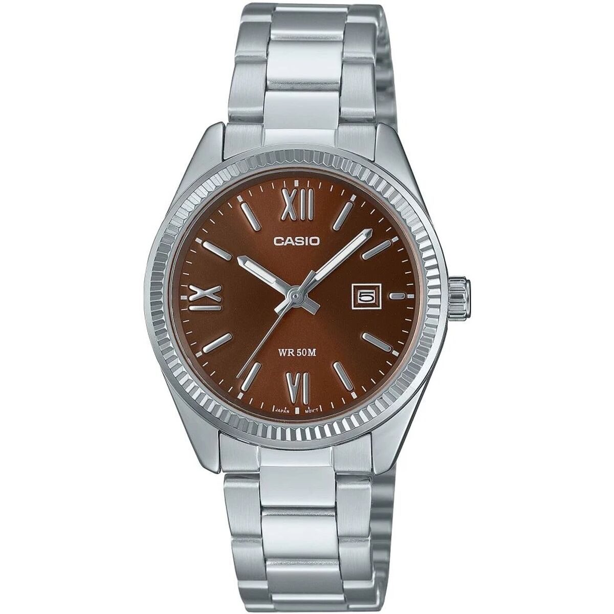 Reloj Mujer Casio LADY DATE - BROWN (Ø 30 mm)
