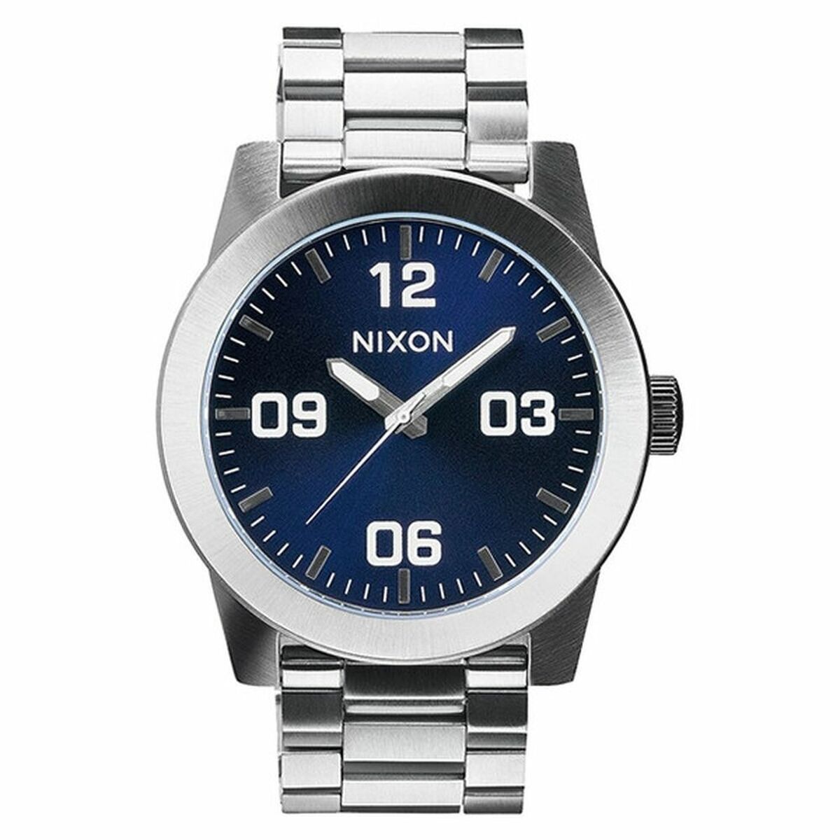 Reloj Hombre Nixon CORPORAL SS Plateado