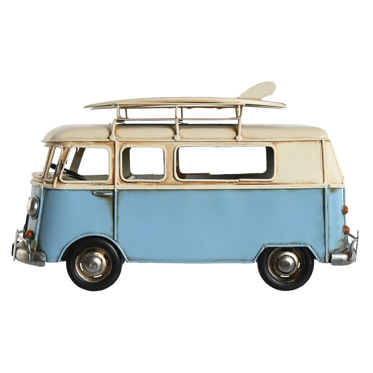 Figura Decorativa Home ESPRIT Azul Rojo Azul marino 27 x 11,5 x 15,5 cm (3 Unidades)