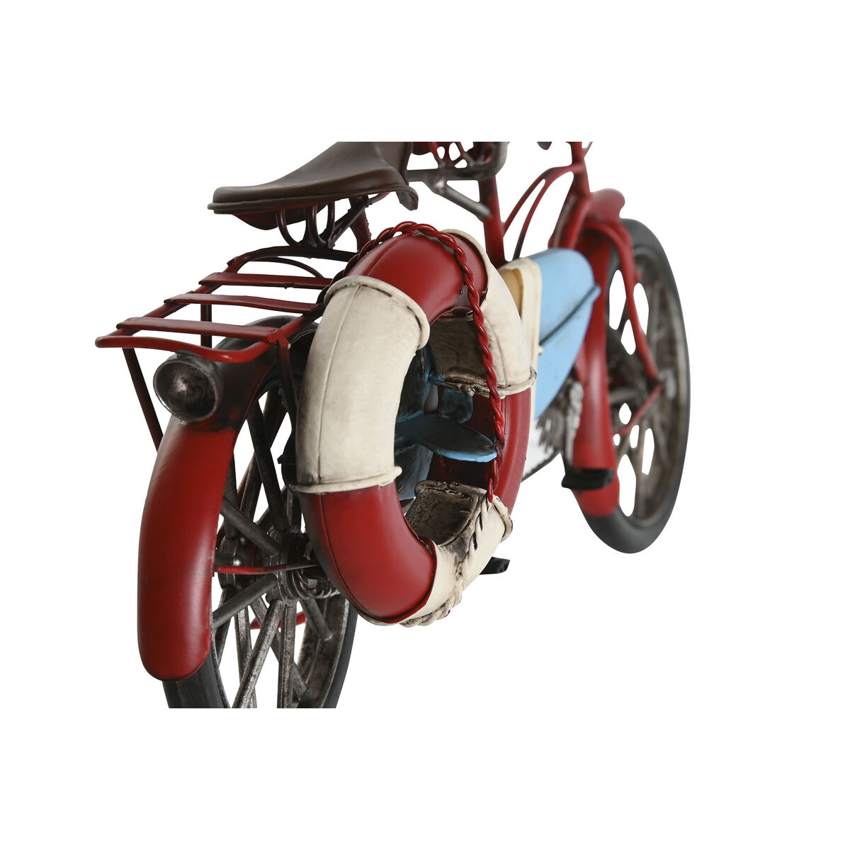 Figura Decorativa Home ESPRIT Azul Rojo Azul marino 31 x 10 x 15 cm (3 Unidades)