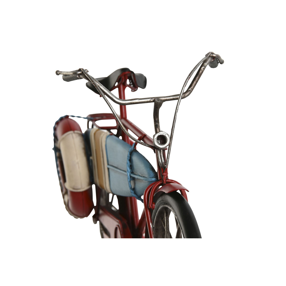 Figura Decorativa Home ESPRIT Azul Rojo Azul marino 29 x 11 x 17 cm (3 Unidades)