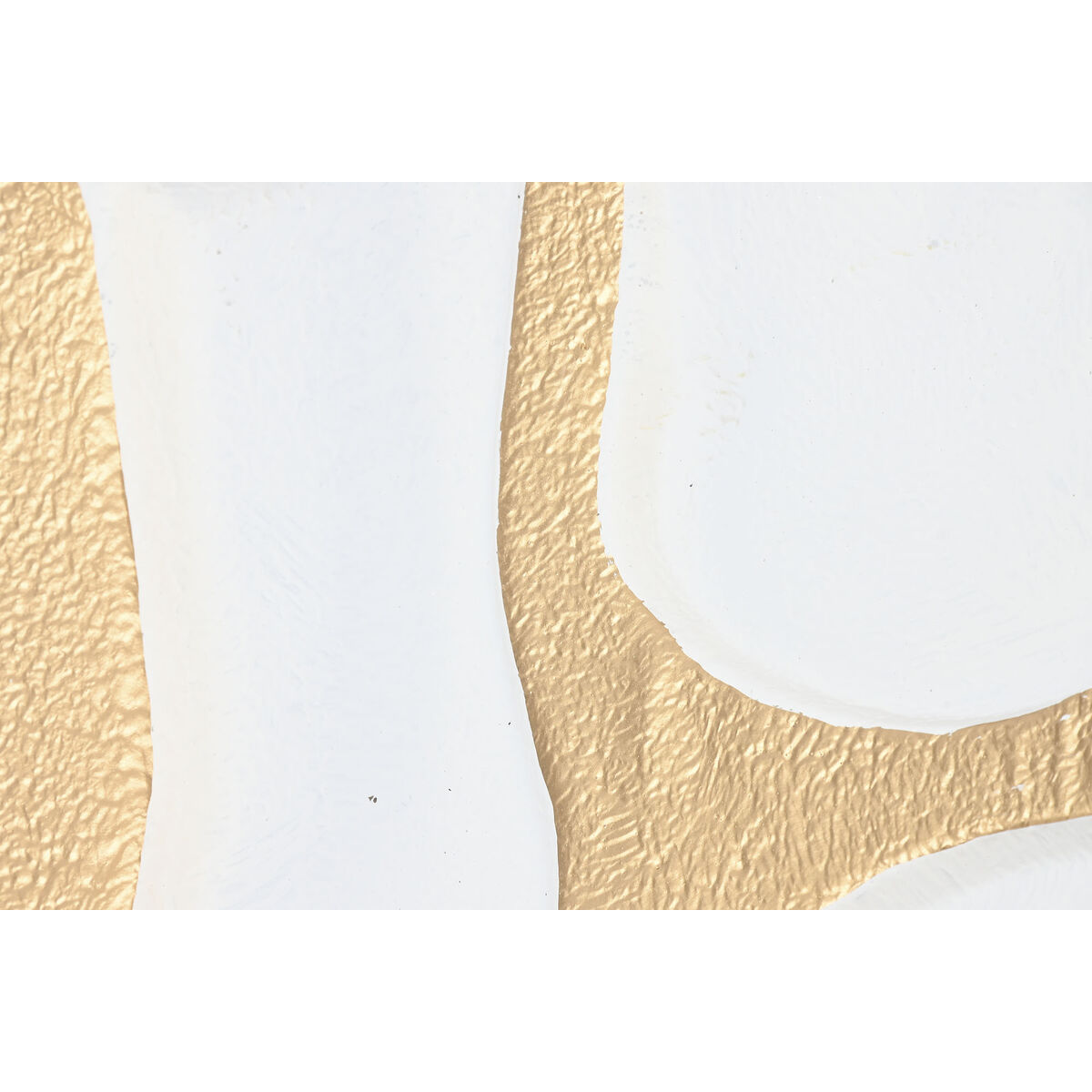 Decoración de Pared Home ESPRIT Blanco Dorado Moderno 48 x 2,5 x 80,5 cm (2 Unidades)