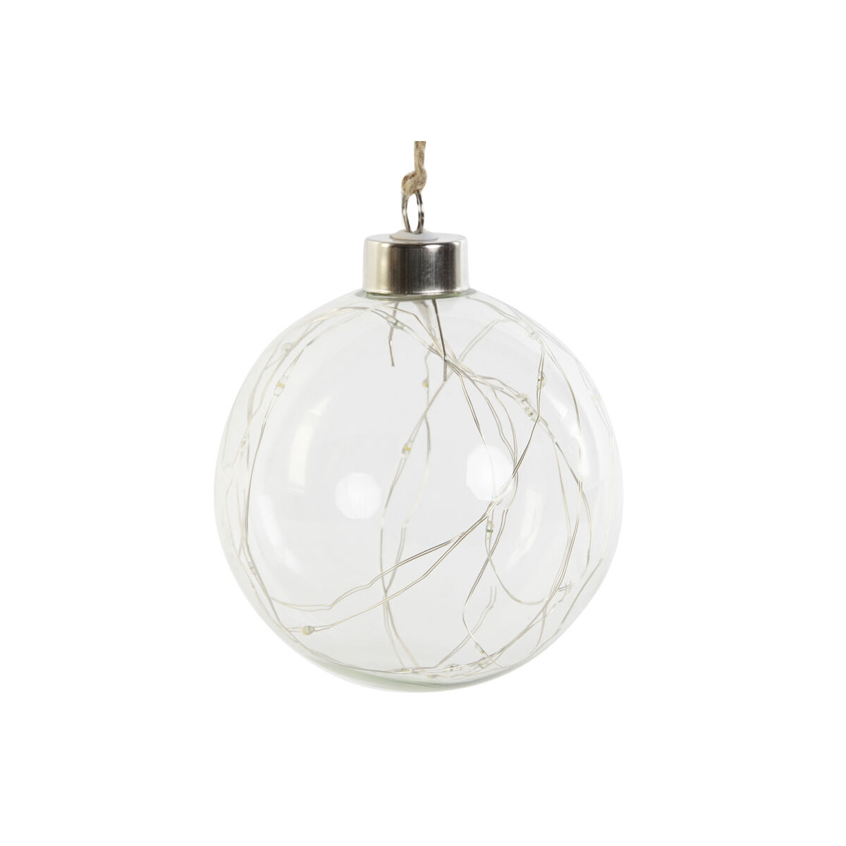 Decoración Colgante DKD Home Decor Transparente Cristal 10 x 10 x 10 cm (2 Unidades)