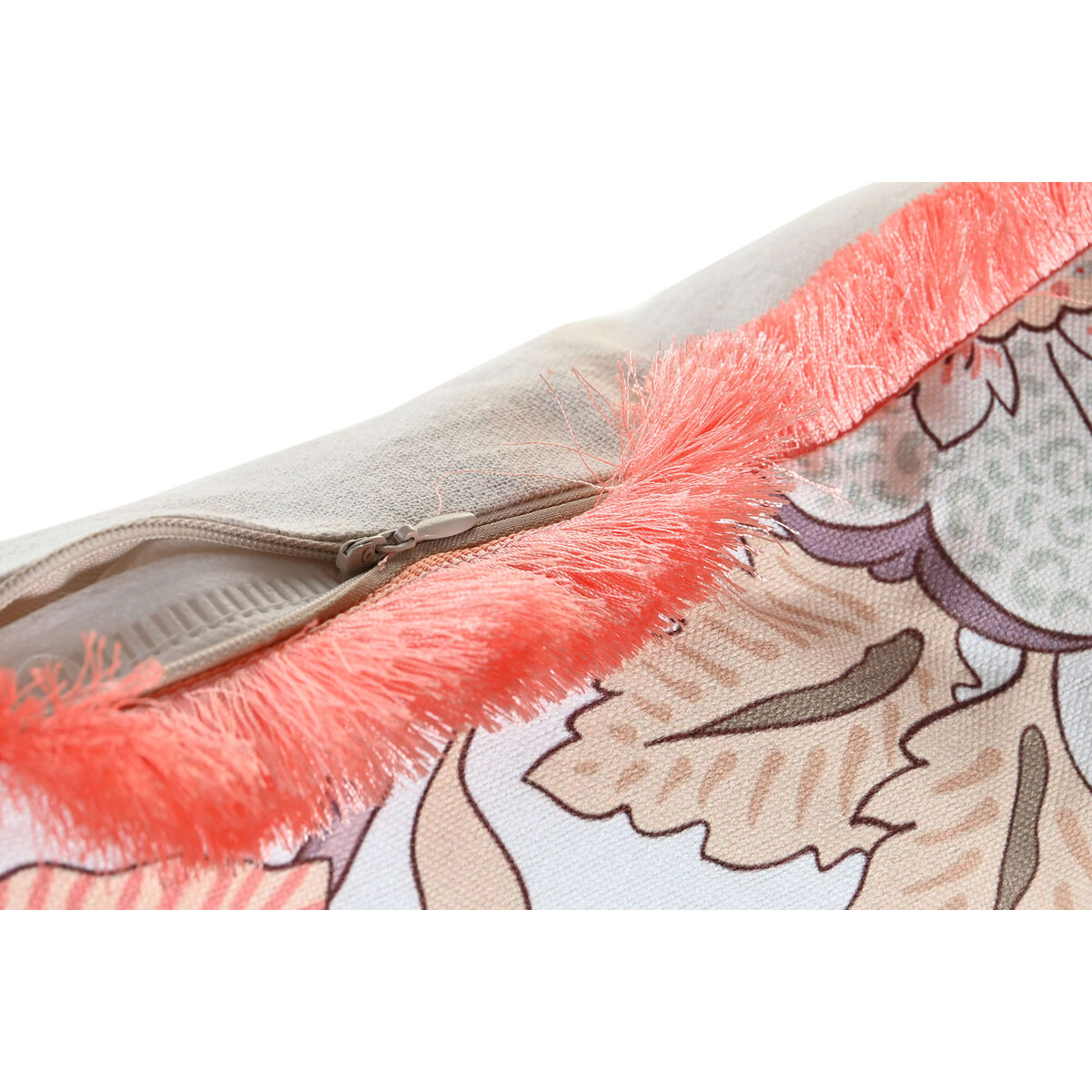 Cojín DKD Home Decor Flecos 45 x 15 x 45 cm (4 Unidades)