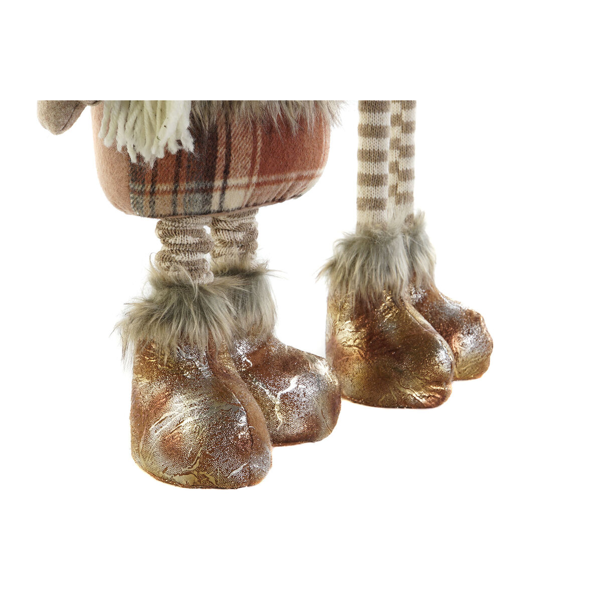 Adorno Navideño DKD Home Decor Marrón Reno 18 x 17 x 48 cm (2 Unidades)
