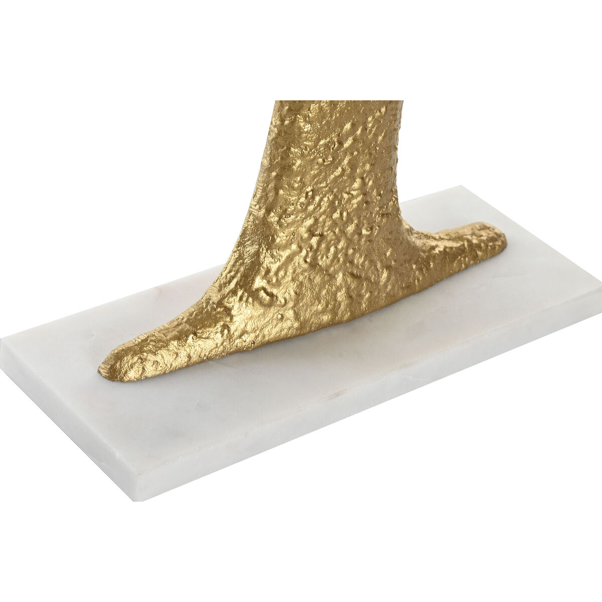 Figura Decorativa Home ESPRIT Blanco Dorado Árbol 76 x 10 x 68 cm