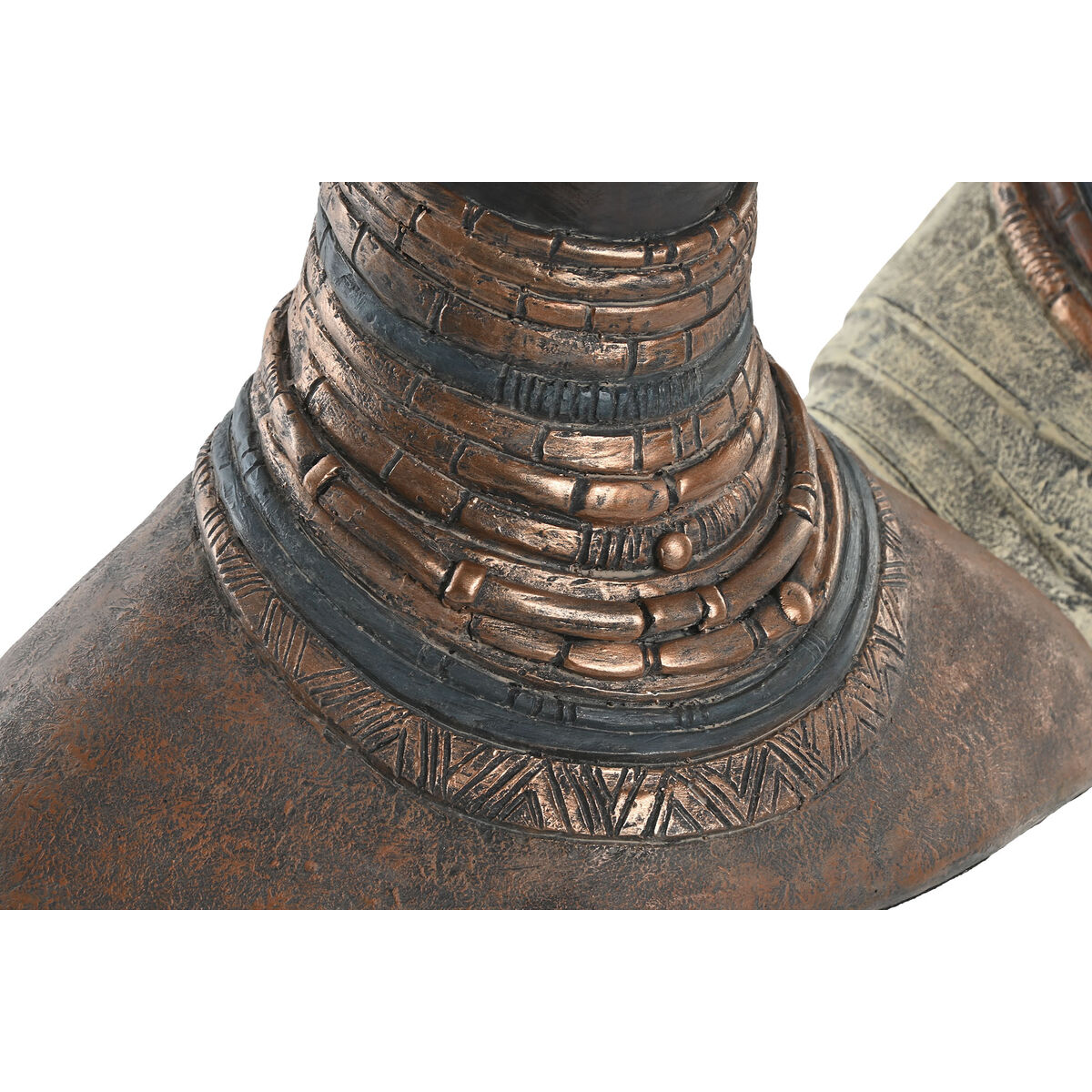 Figura Decorativa Home ESPRIT Marrón Africana 30 x 20 x 53 cm (2 Unidades)