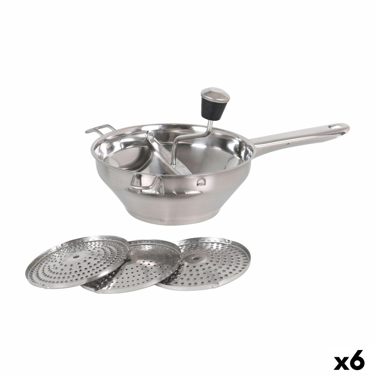 Pasapurés Quttin Quttin Acero 20 x 35 x 12 cm (6 Unidades)