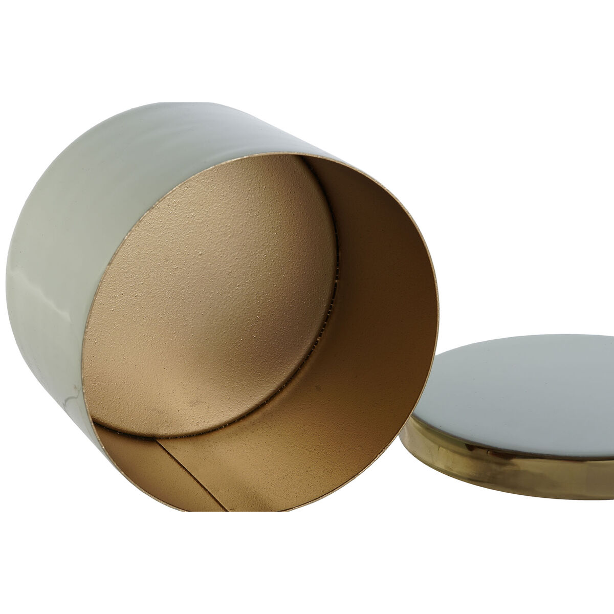 Caja-Joyero DKD Home Decor Verde Coral Hierro 13 x 13 x 9 cm (2 Piezas) (2 Unidades)