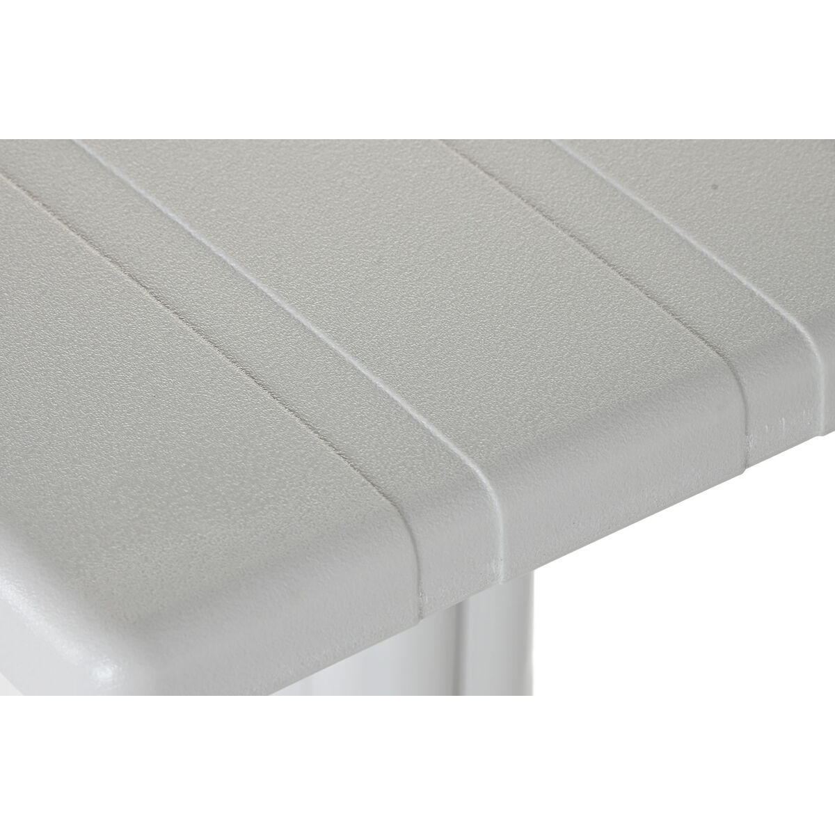 Mesa de Comedor Home ESPRIT Gris Metal Polipropileno 70 x 70 x 75 cm