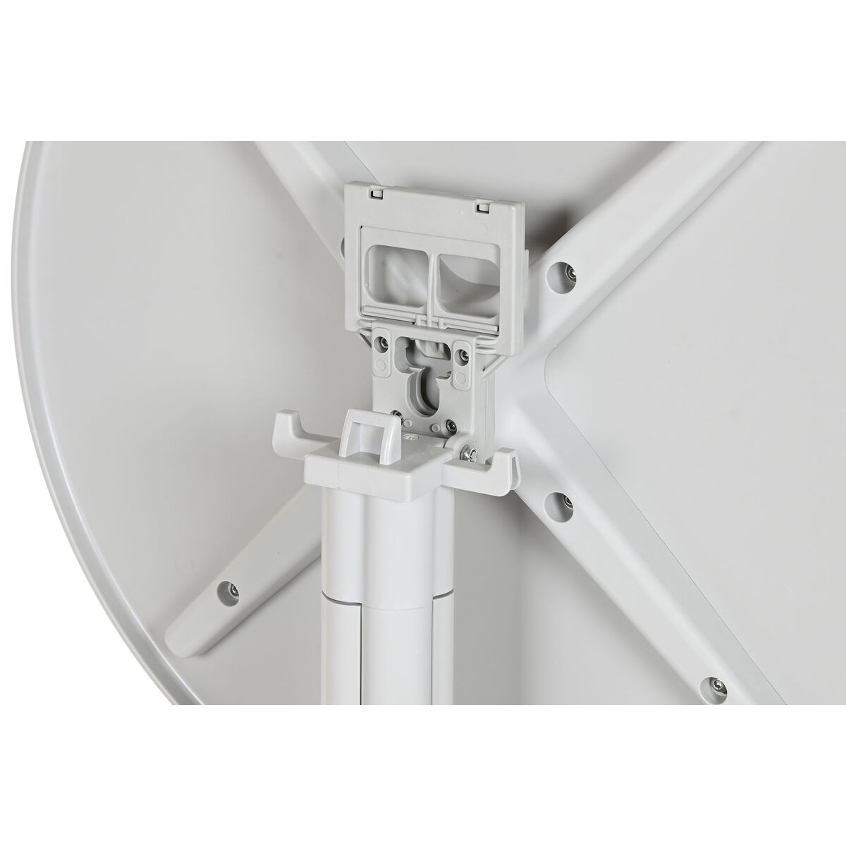 Mesa de Comedor Home ESPRIT Gris Metal Polipropileno 80 x 80 x 75 cm