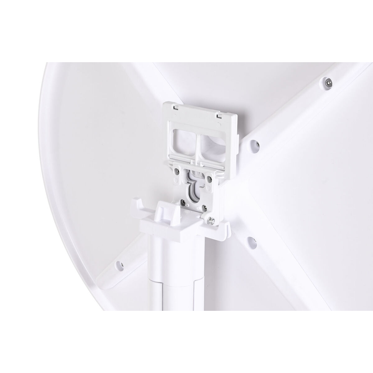 Mesa de Comedor Home ESPRIT Blanco Metal Polipropileno 80 x 80 x 75 cm