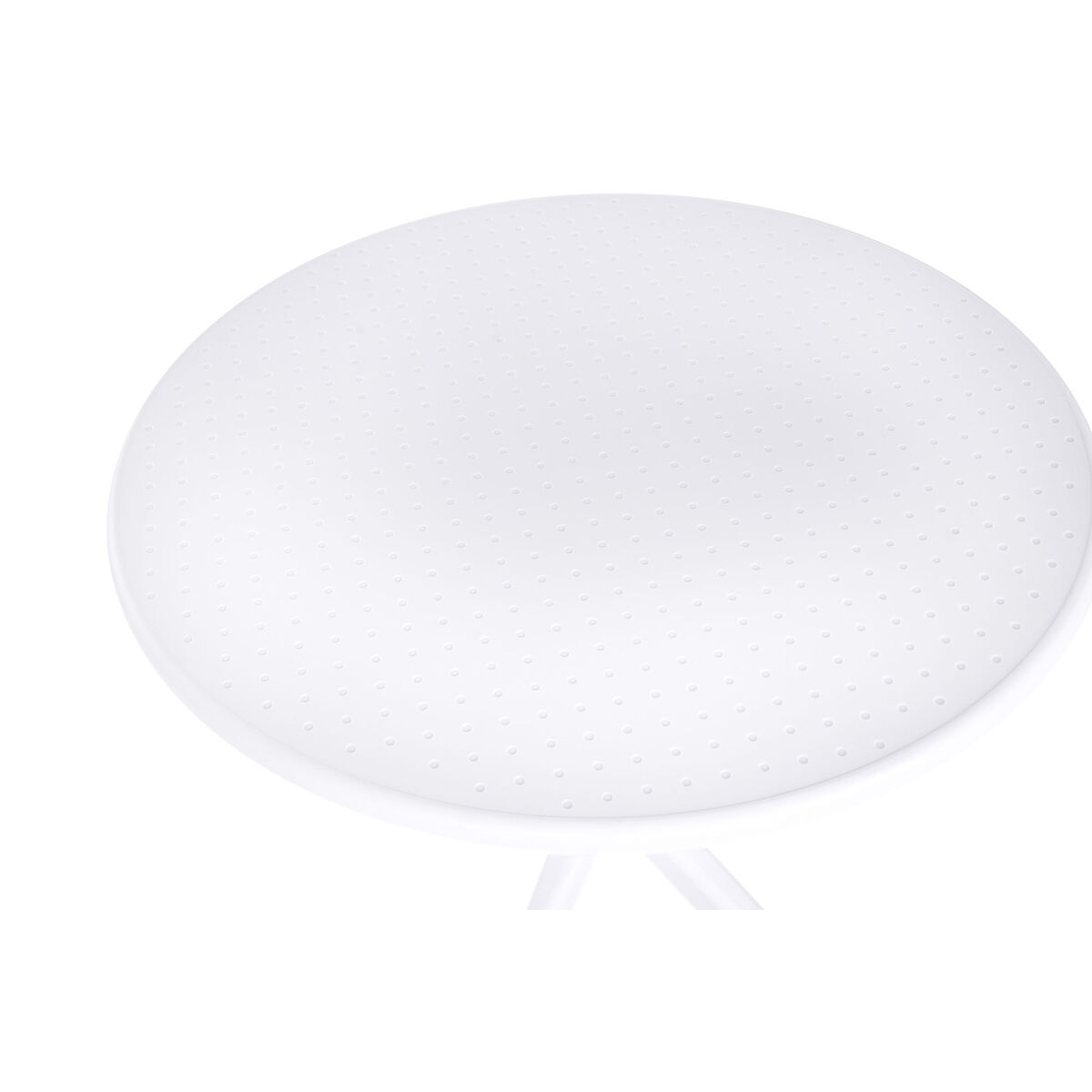 Mesa de Comedor Home ESPRIT Blanco Metal Polipropileno 80 x 80 x 75 cm